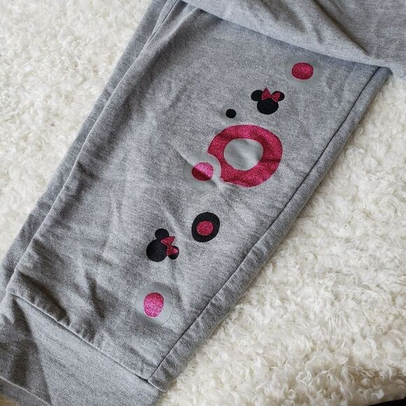 Disney Parks Gray Sweatpants with glitter design‎ sz XXL - Picture 2 of 5